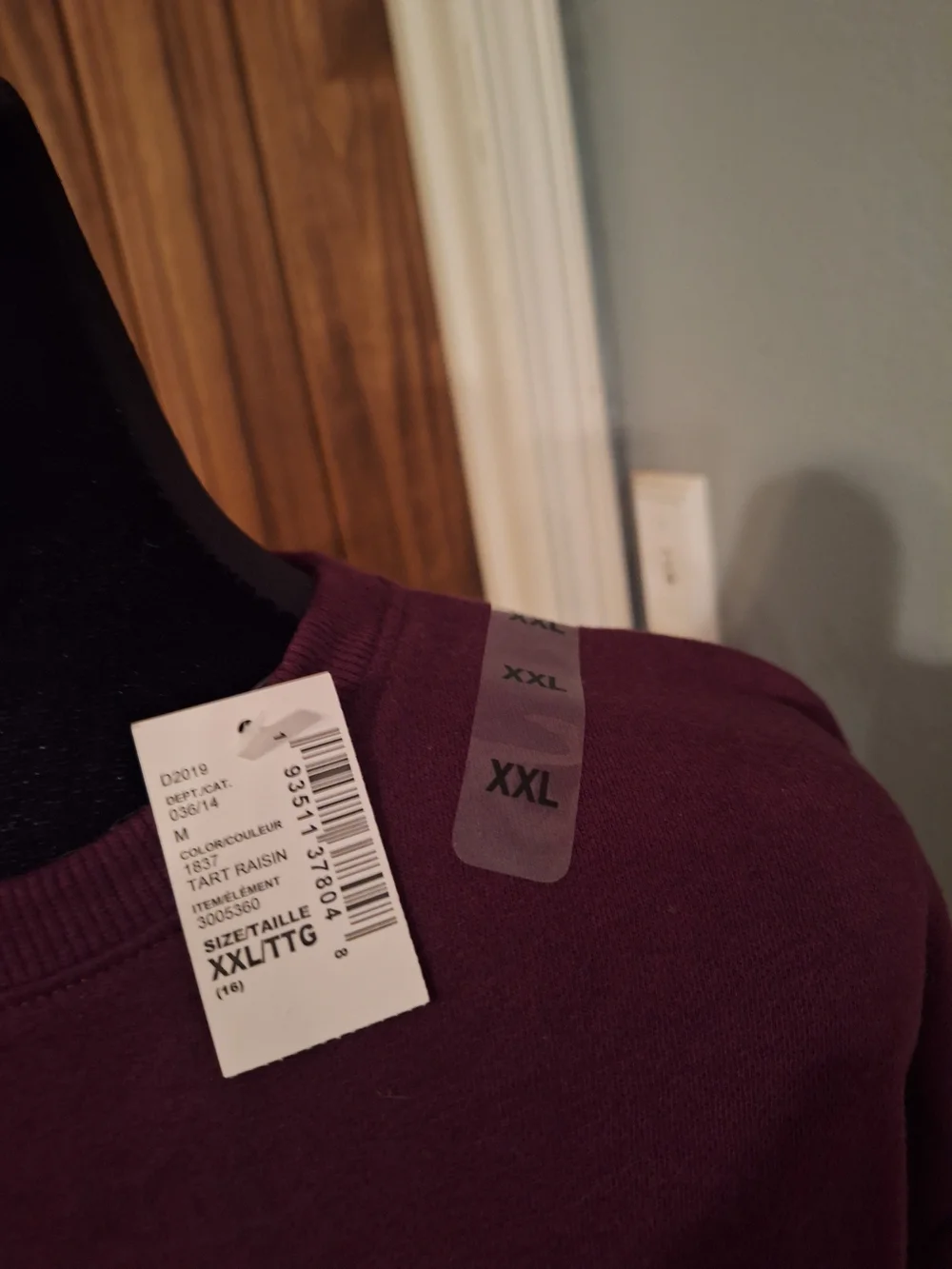 Flawless 25 Sequin Accent Girls Sweater - Burgundy NWT